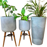 3 Vasos de Luxo Para Planta Decoração Externa Sacada Varanda