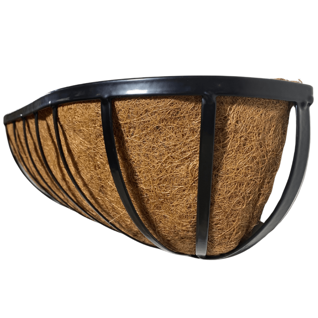 Jardineira de Fibra de Coco com Suporte