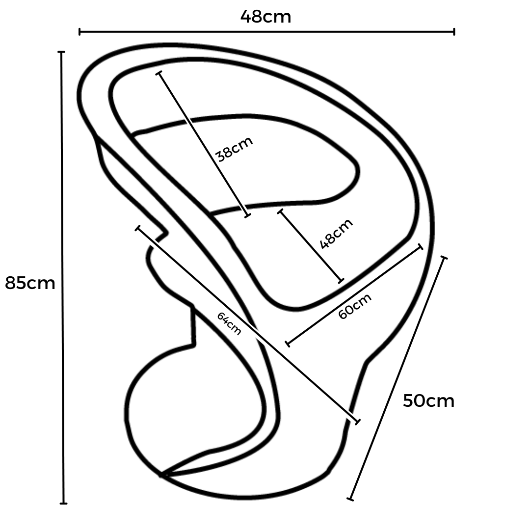 Cadeira Poltrona Astúrias de Polietileno