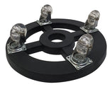Kit Vaso Damasco Texturizado + Suporte com rodinhas