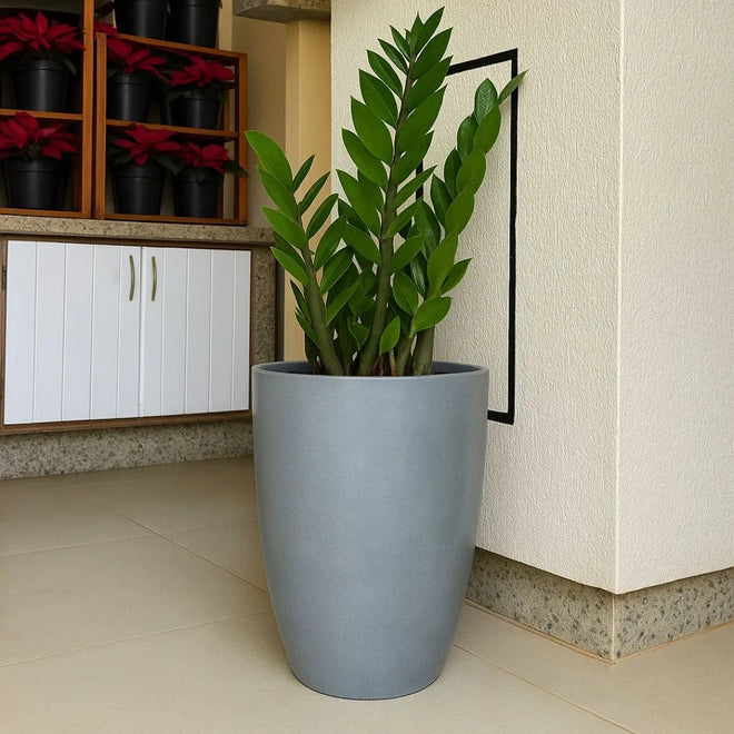 Kit 3 Vasos Polietileno Cone + Bacia