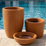 Kit 3 Vasos Texturizados Pequenos