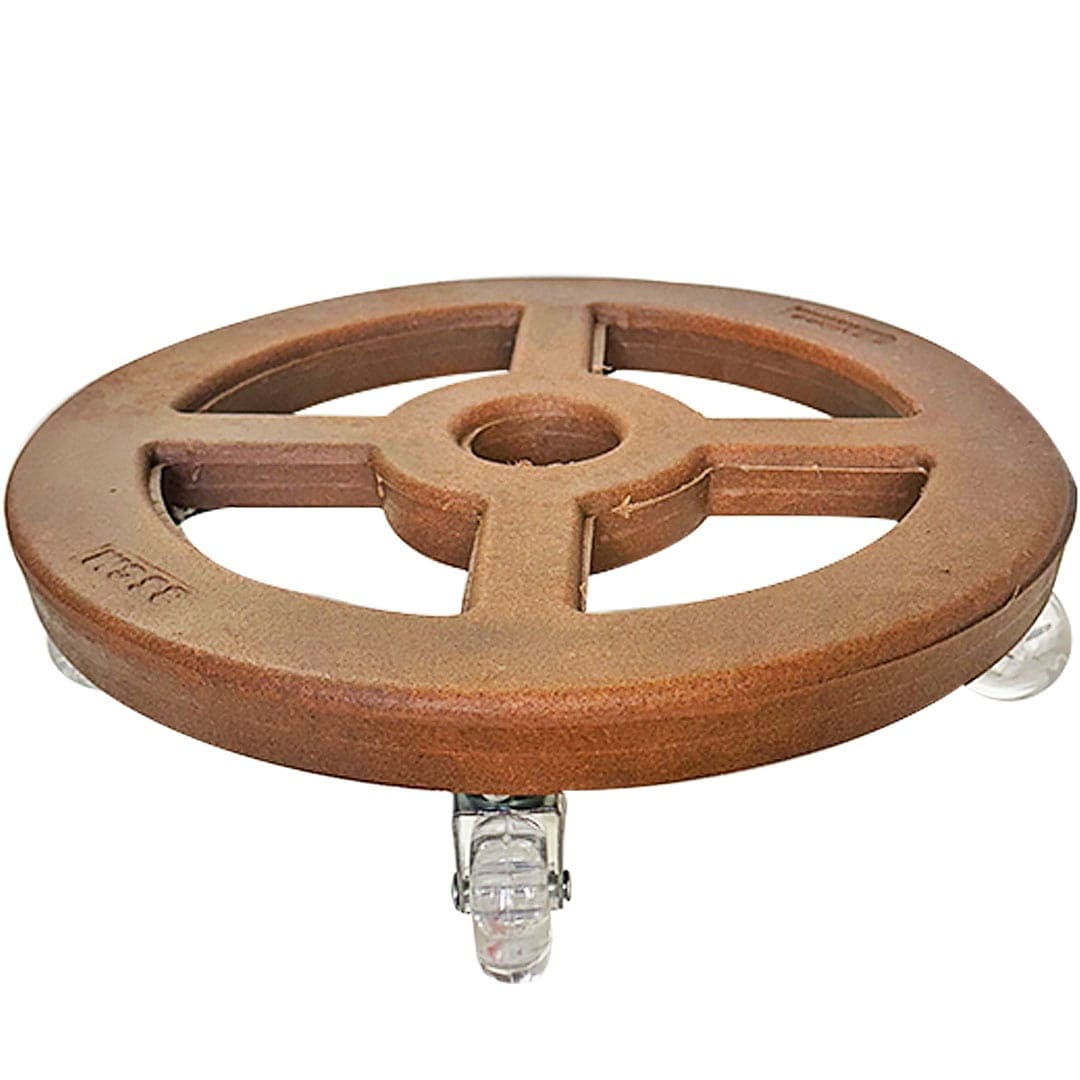 Suporte com Rodas de Silicone para Vasos Redondos