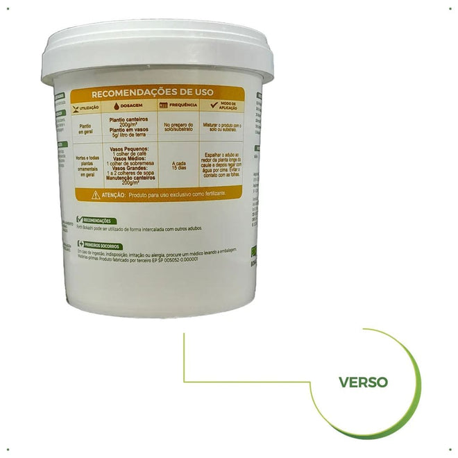 Adubo Fertilizante Bokashi Korin Forth 250g p/ Plantas