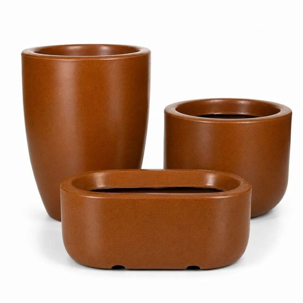 Kit 3 Vasos em Polietileno Doha e Pequim