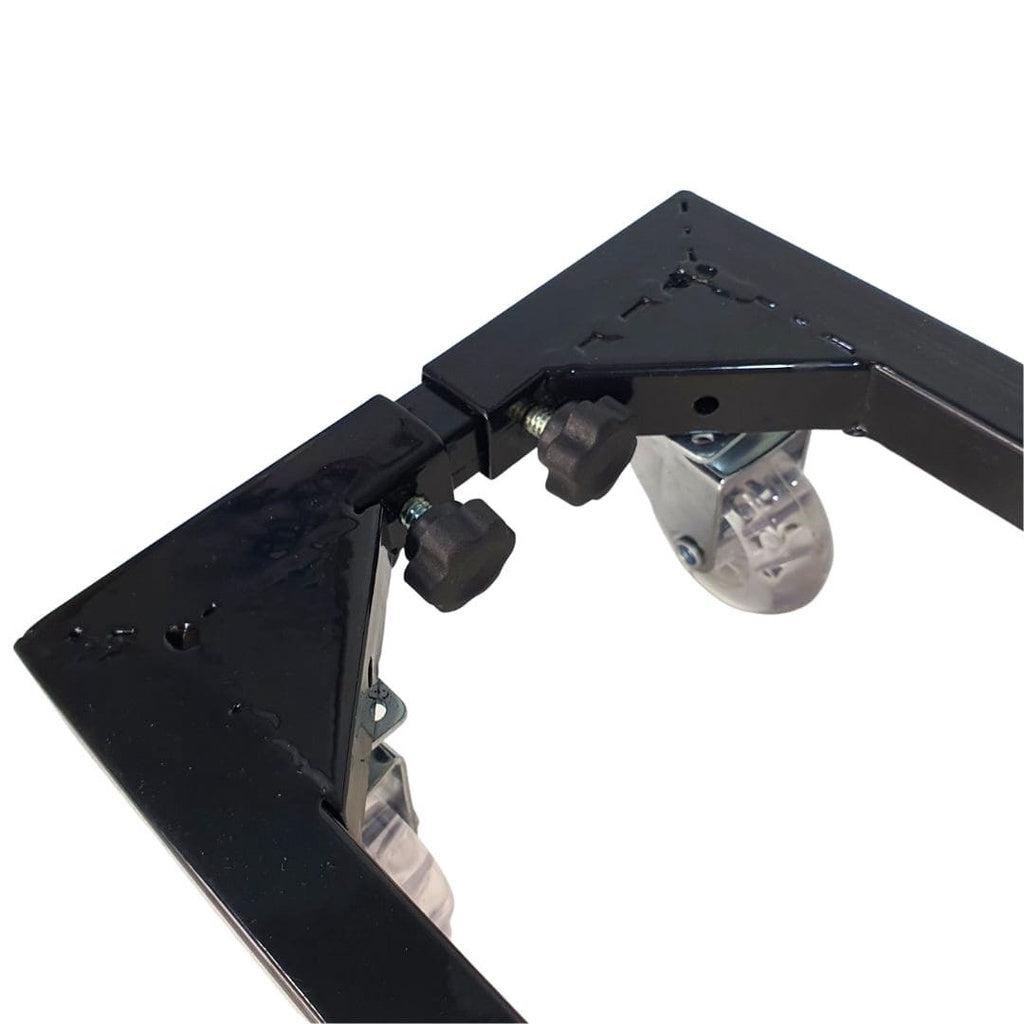 Suporte Ajustável com Rodas de Silicone para Jardineiras