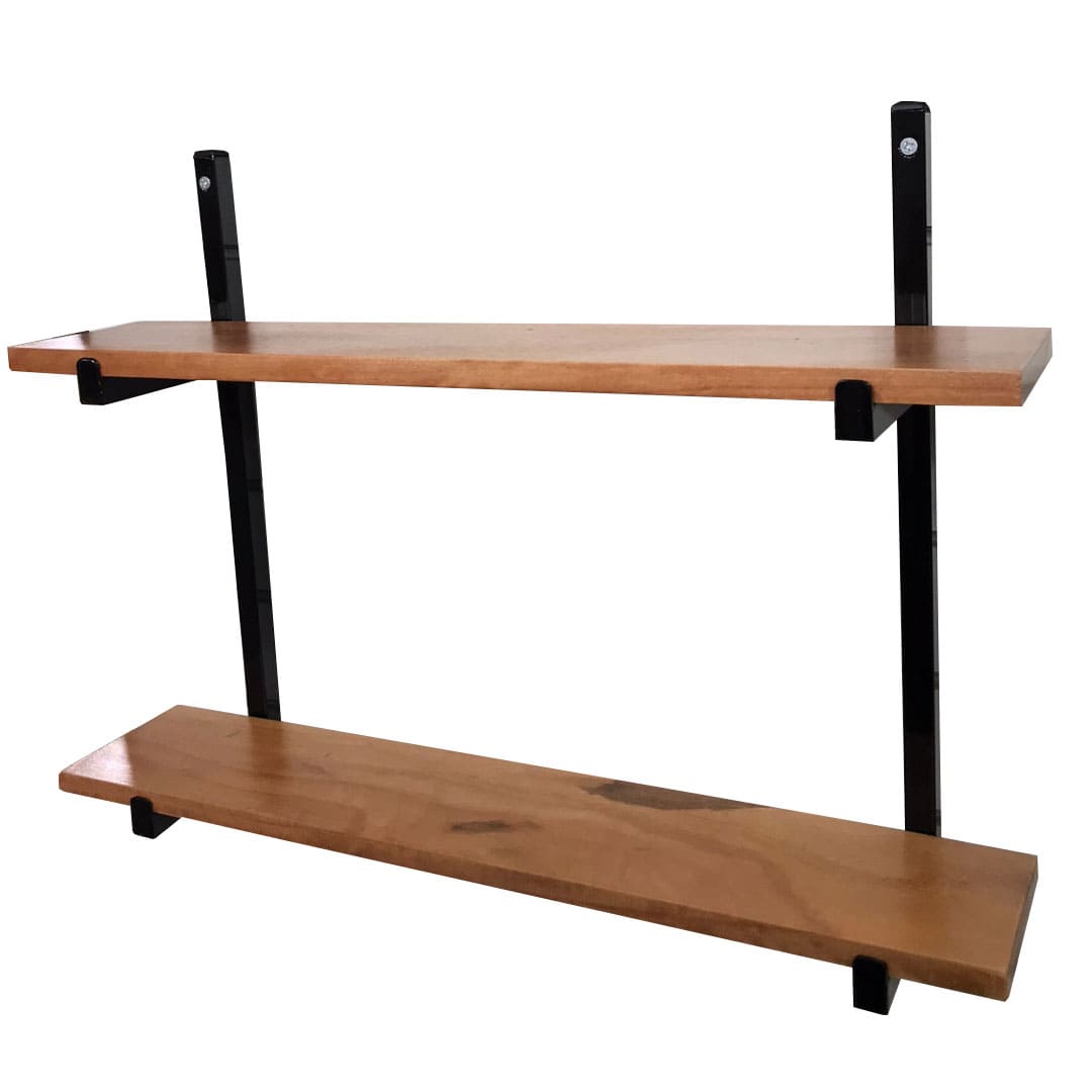 Prateleira Suspensa de Madeira