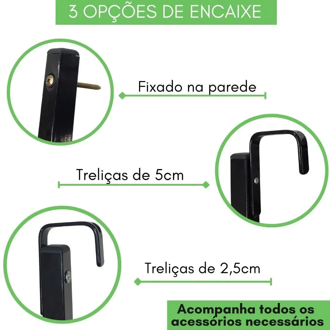 Suporte Jardim Vertical com Jardineira