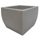 Vaso Cachepot Quadrado em Polietileno 14x17cm