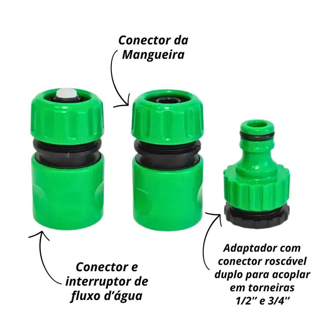 Conjunto Irrigação Hidropistola + Engates