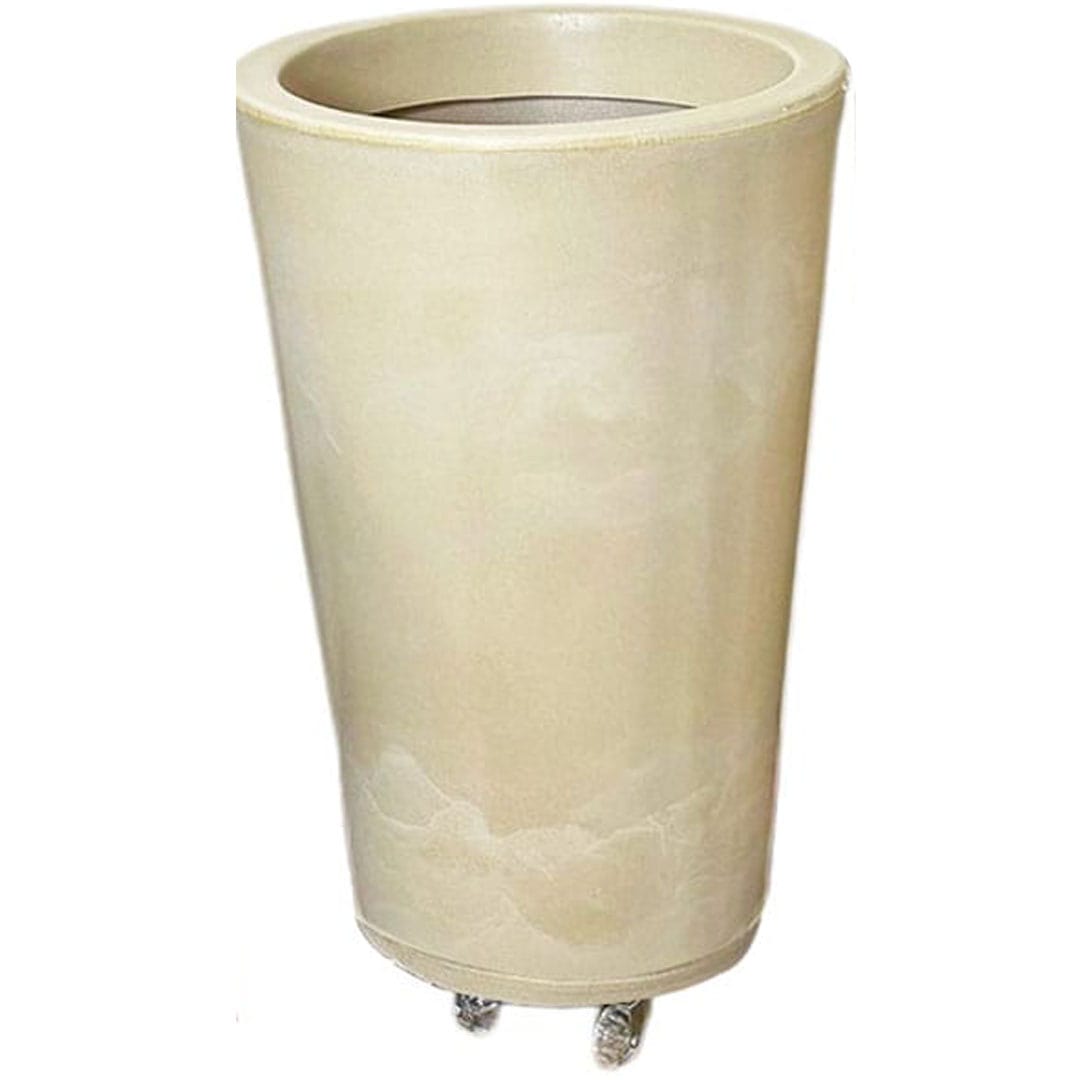 Vaso de Planta e Suporte com Roda Para Decoração Kit 2 Peças