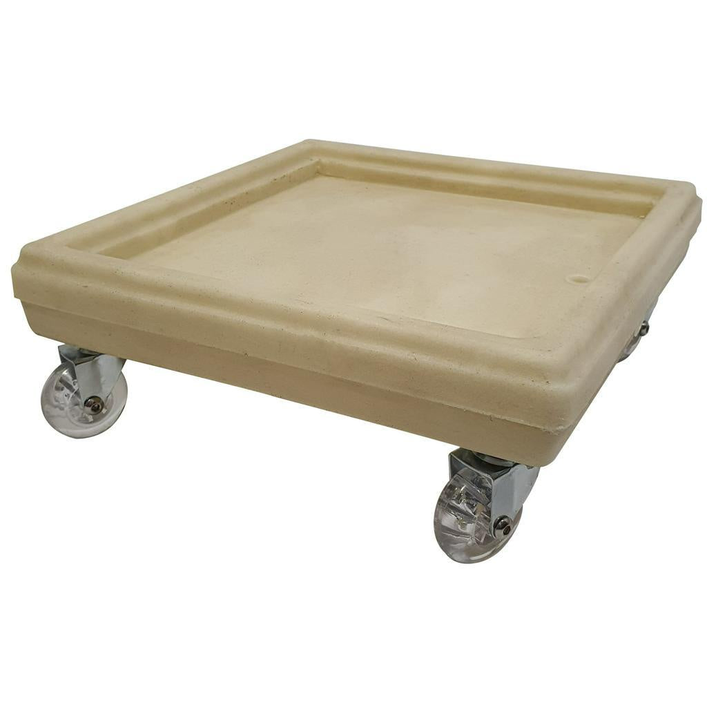 Prato Quadrado com Reservatório e Rodas - Anti dengue