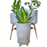 Kit Com 3 Vasos de Luxo Para Planta Decoração Apartamento