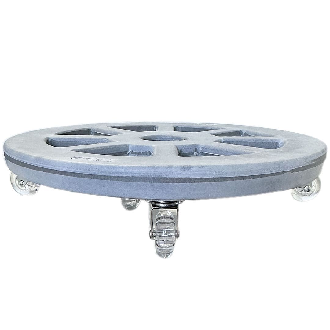 Suporte com Rodas de Silicone para Vasos Redondos