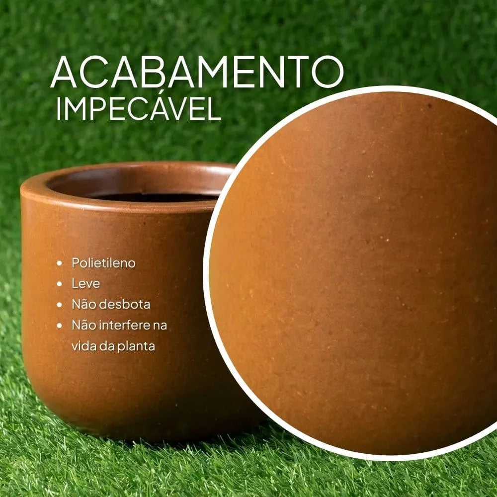 Kit 3 Vasos em Polietileno Doha e Pequim