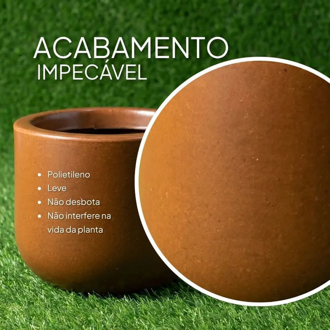 Kit 3 Vasos em Polietileno Doha e Pequim