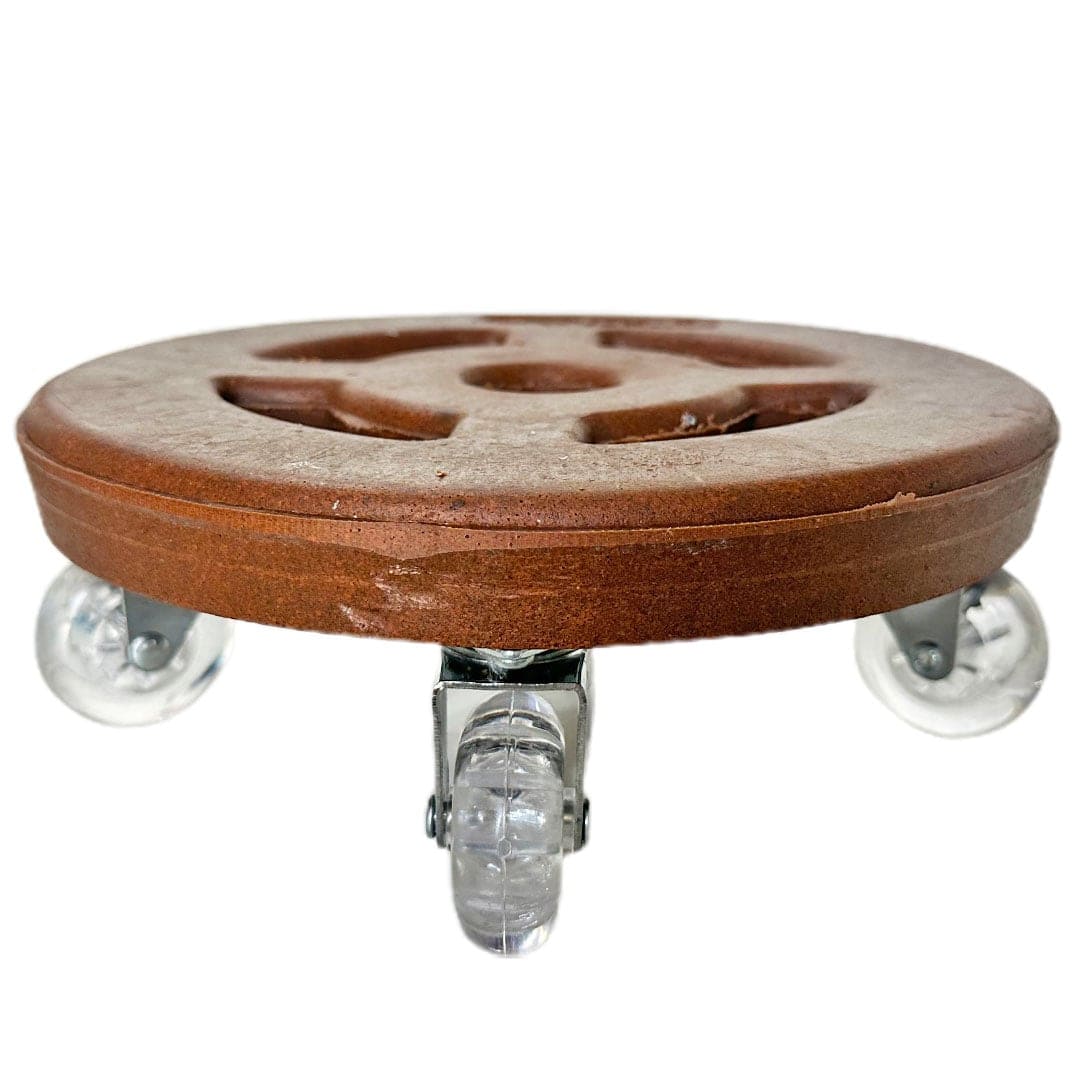 Suporte com Rodas de Silicone para Vasos Redondos