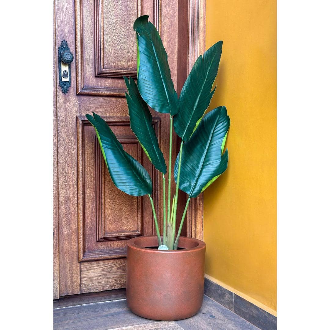 Planta Artificial Bananeira de Jardim Árvore Realista 1,15m