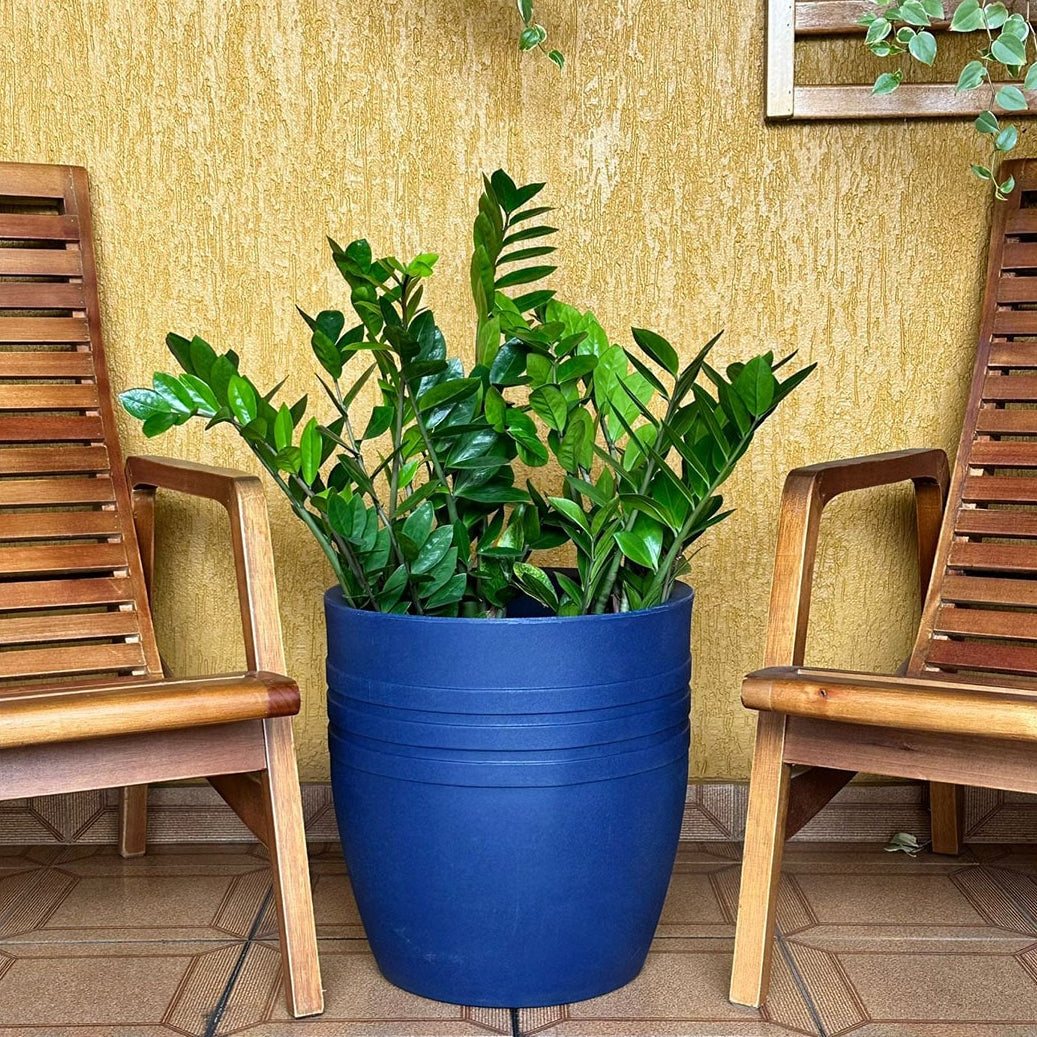 Vaso Mônaco Texturizado em Polietileno