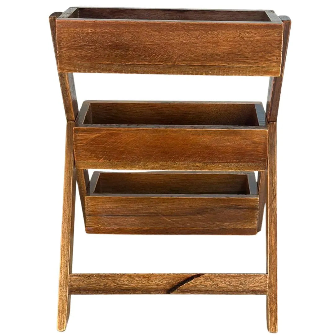 Suporte Vertical para Vasos de Suculenta