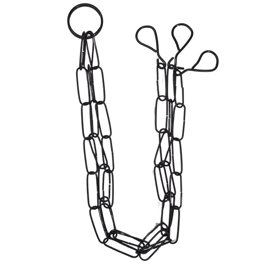 Kit com 12 Correntes Triplas 64cm para Vasos Suspensos