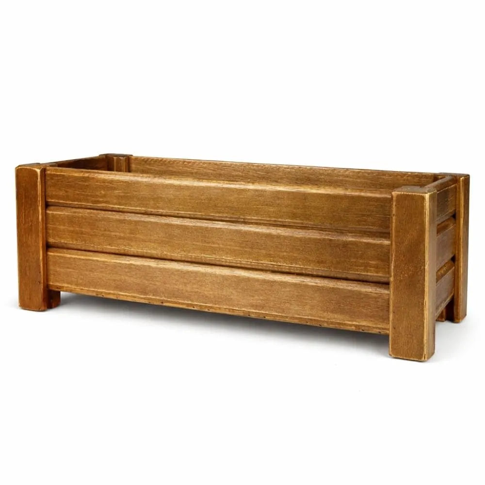 Jardineira de Madeira Ripada - Tamanhos Pequenos