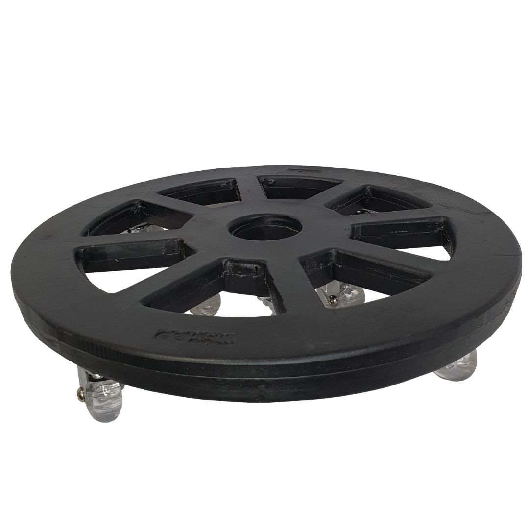 Suporte com Rodas de Silicone para Vasos Redondos