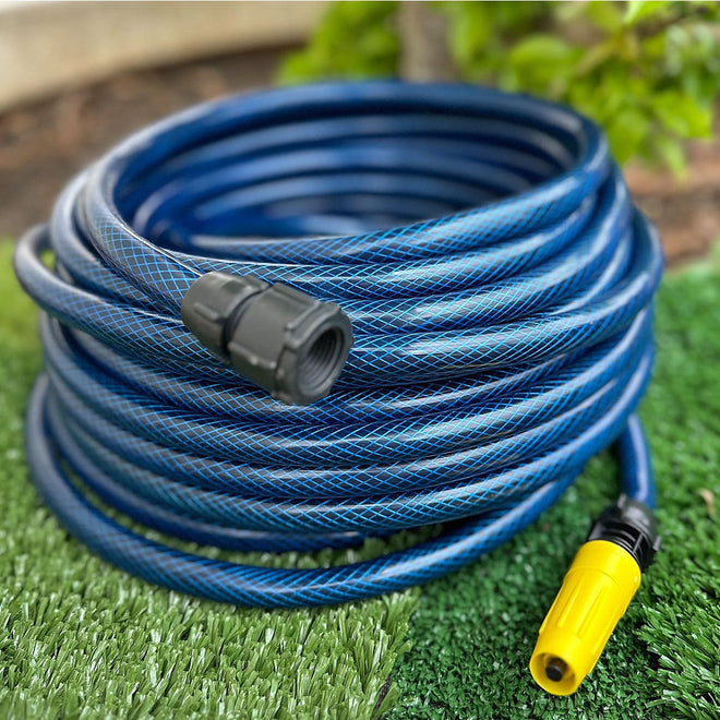 Mangueira de Jardim 1/2" Trançada com Esguicho PVC