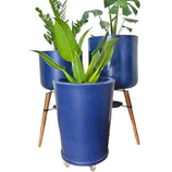 Kit Com 3 Vasos de Luxo Para Planta Decoração Apartamento