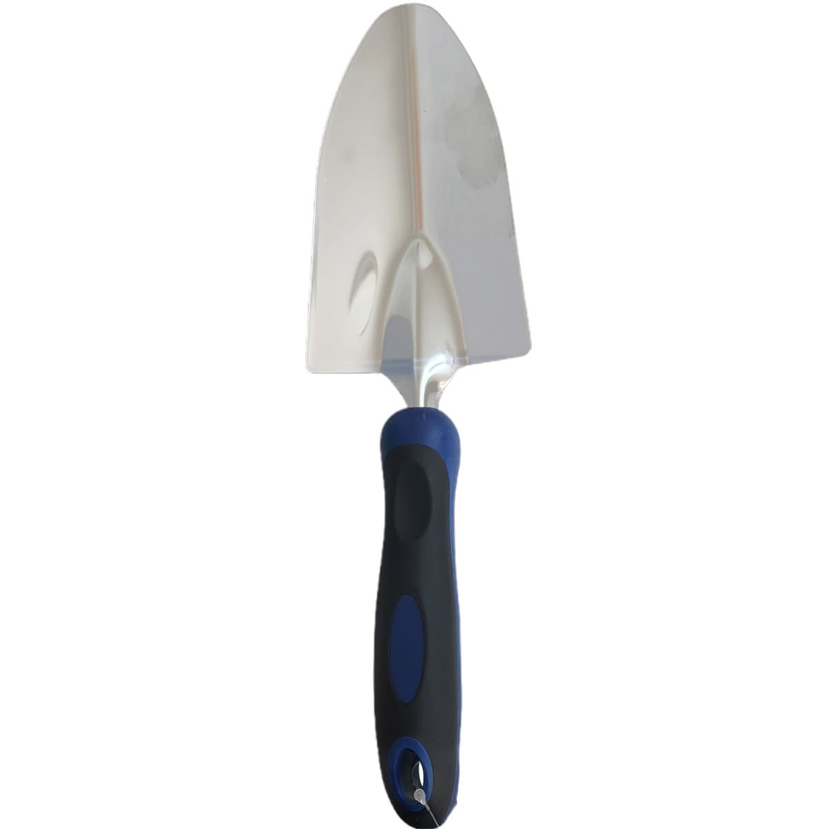 Pá de Jardim Larga em Aço Inox com Cabo Emborrachado