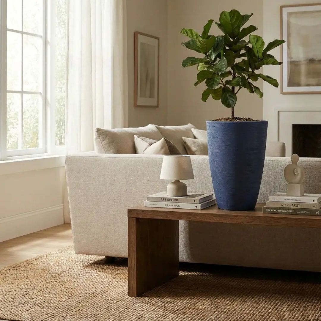 Vaso Pequim em Polietileno Texturizado 41x32cm