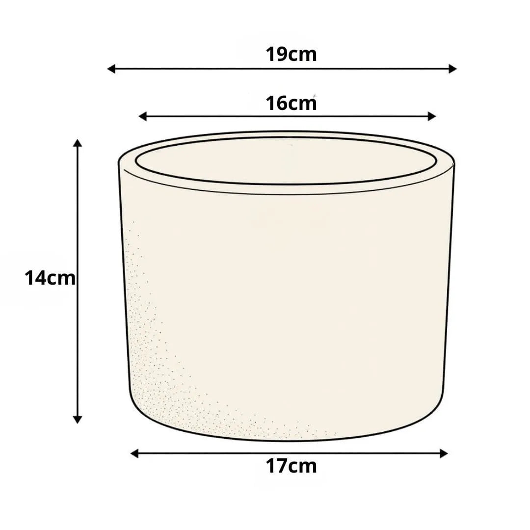 Vaso Decorativo Redondo Mini Doha 14x19cm