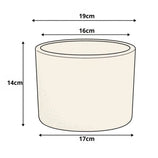 Vaso Decorativo Redondo Mini Doha 14x19cm