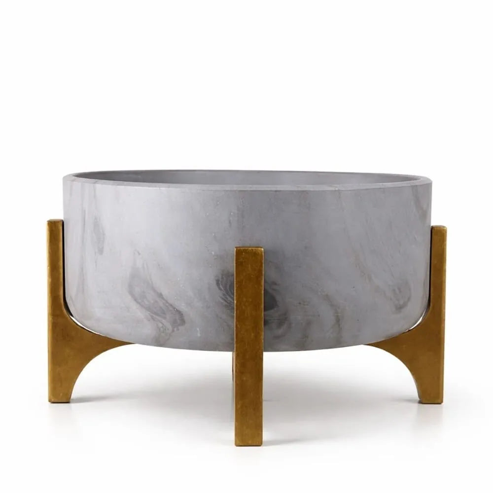 Vaso Bacia Linha Genebra com Suporte de Madeira