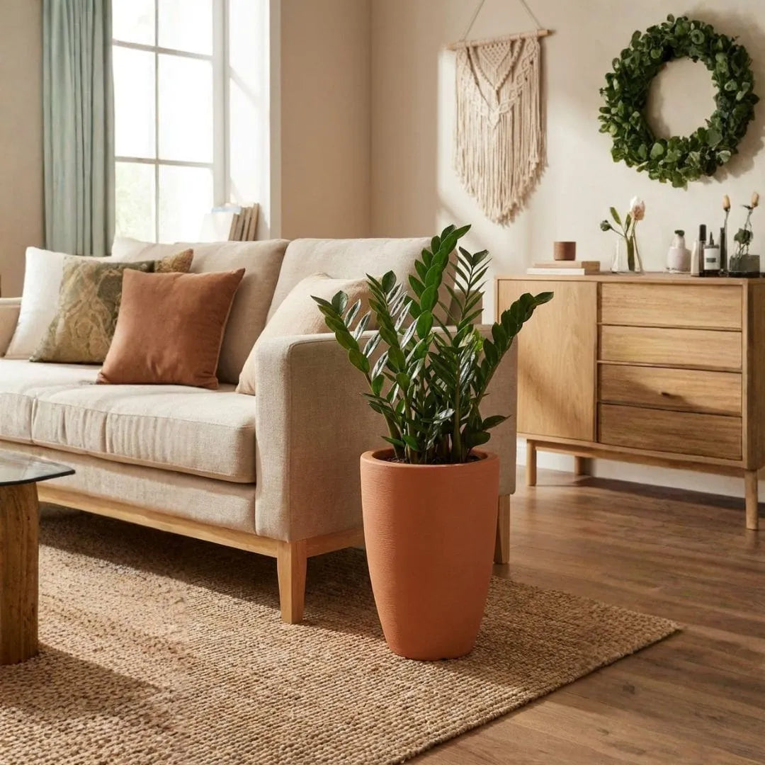 Vaso Pequim em Polietileno Texturizado 41x32cm