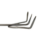 Ancinho de Mão 3 Dentes em Aço com Cabo Plástico Emborrachado 31cm