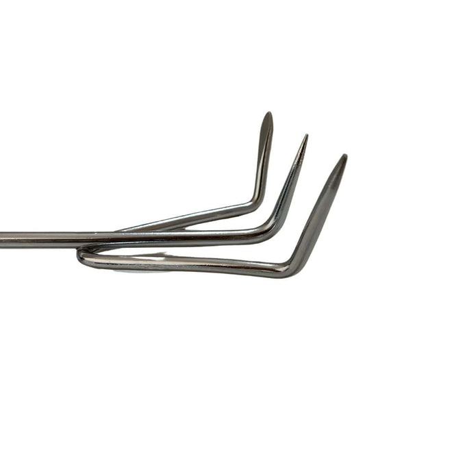 Ancinho de Mão 3 Dentes em Aço com Cabo Plástico Emborrachado 31cm