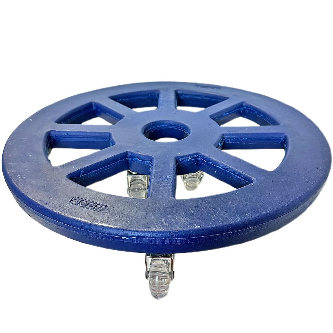 Suporte com Rodas de Silicone para Vasos Redondos