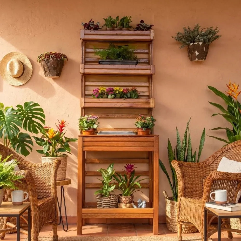 Mesa Bancada Vertical para Jardinagem