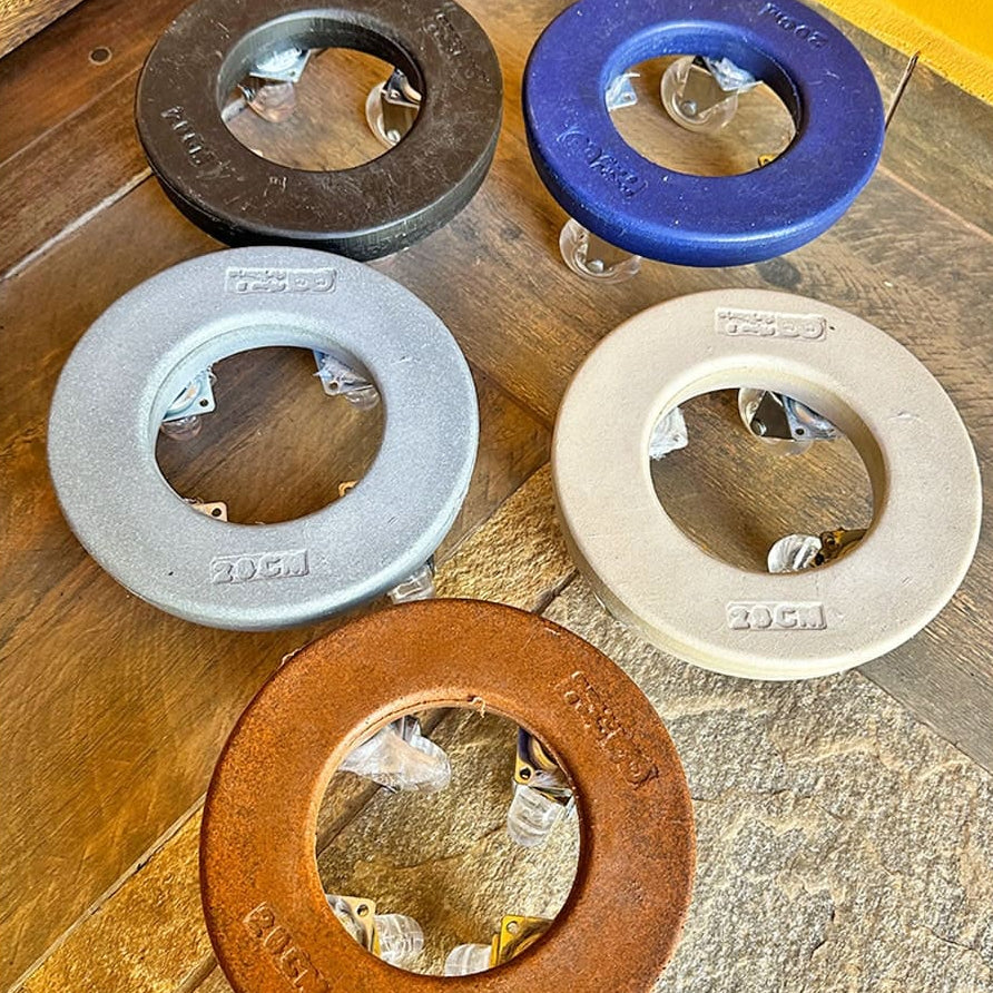 Suporte com Rodas de Silicone para Vasos Redondos