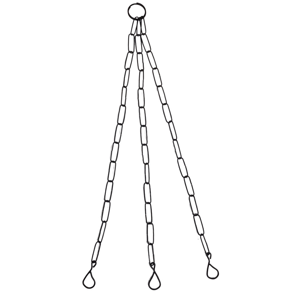 Kit com 12 Correntes Tripla 54cm para Vasos Suspensos