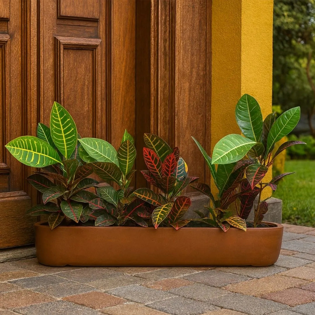 Jardineira Doha em Polietileno 80x17cm