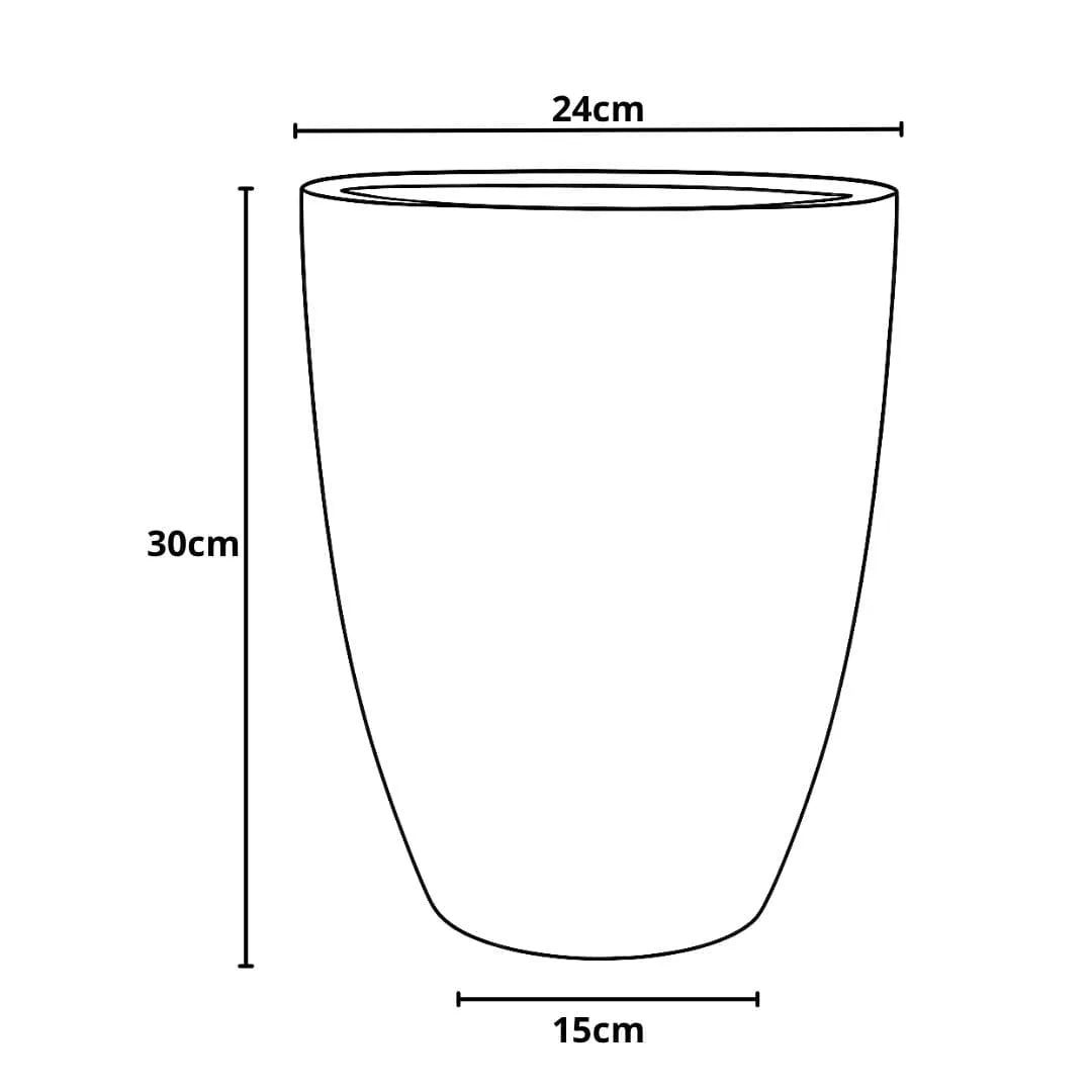 Vaso Pequim em Polietileno 30x24cm