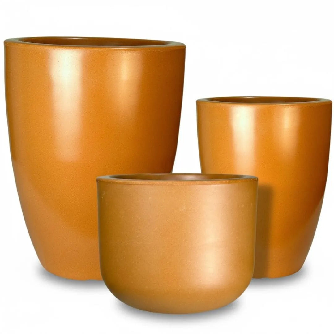 Kit 3 Vasos Polietileno Cone + Bacia