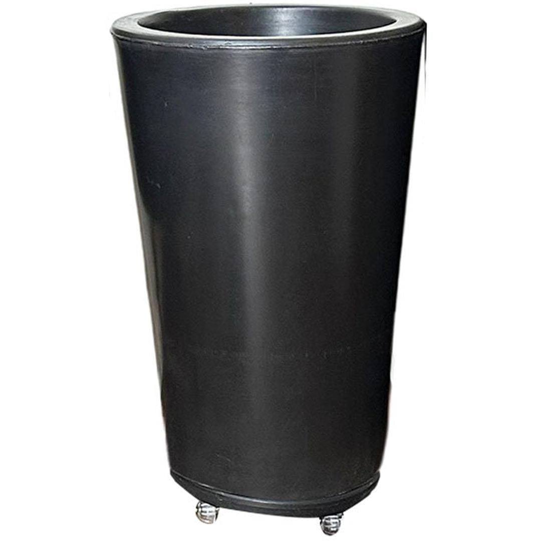 Vaso de Planta e Suporte com Roda Para Decoração Kit 2 Peças