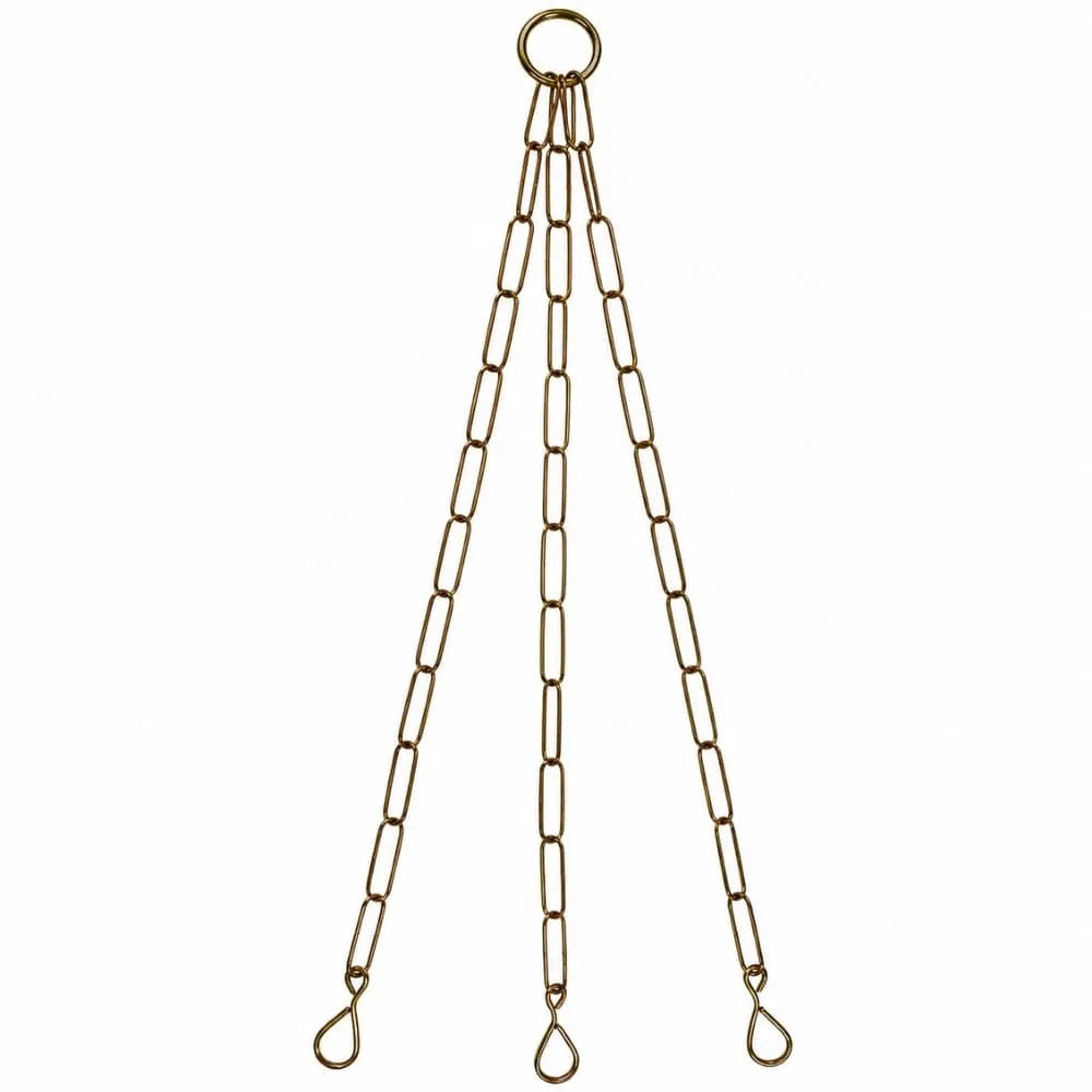 Kit com 12 Correntes Triplas Para Vasos Suspensos