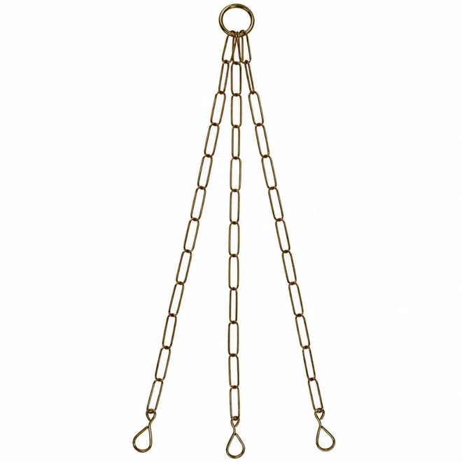 Kit com 12 Correntes Triplas Para Vasos Suspensos