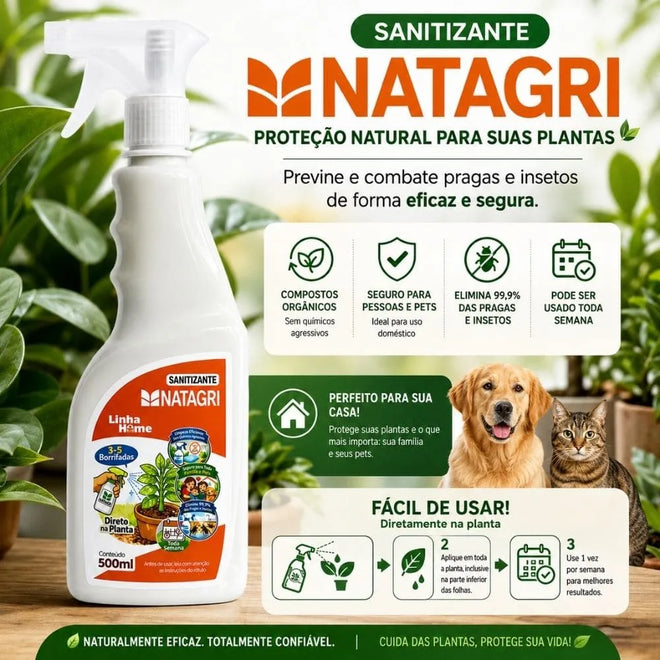 Natagri Defensivo Sanitizante Inseticida 500ml