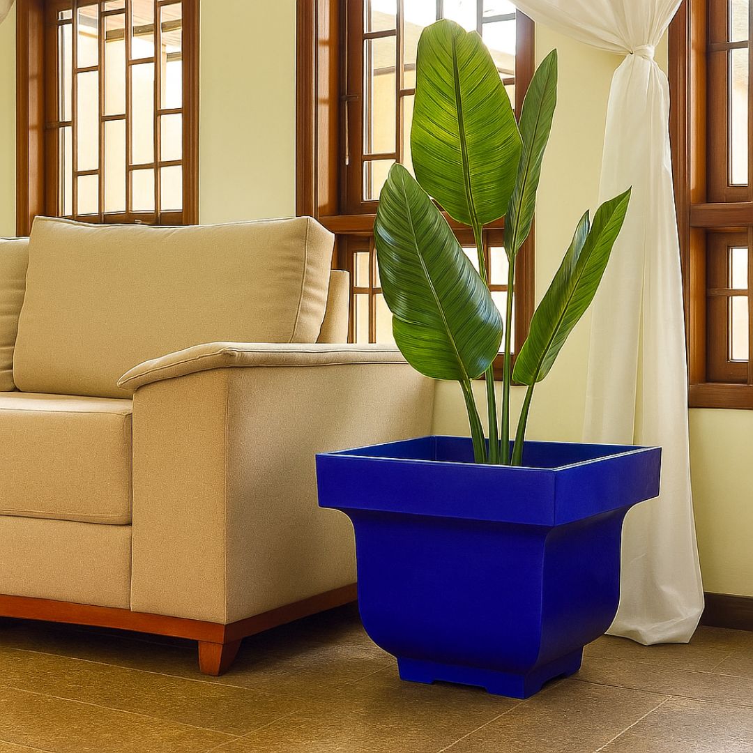 Vaso Siena em Polietileno com Bordas Curvadas