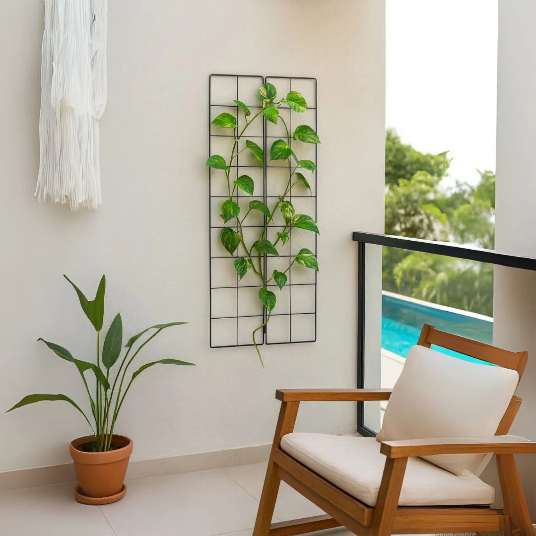 Suporte para Jardim Vertical Painel Treliça Dobrável